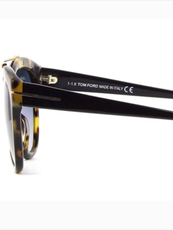 NIB Auth Tom Ford Livia 56MM oversize Cat Eye Sunglasses $600 main image 7